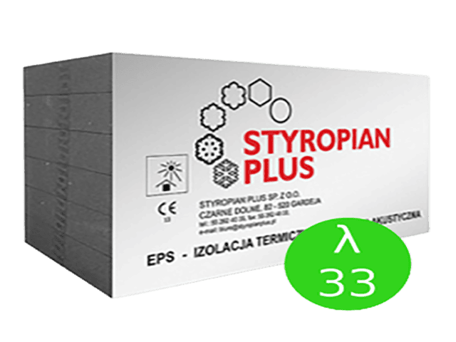 Styropian fasadowy EPS 033 5 cm